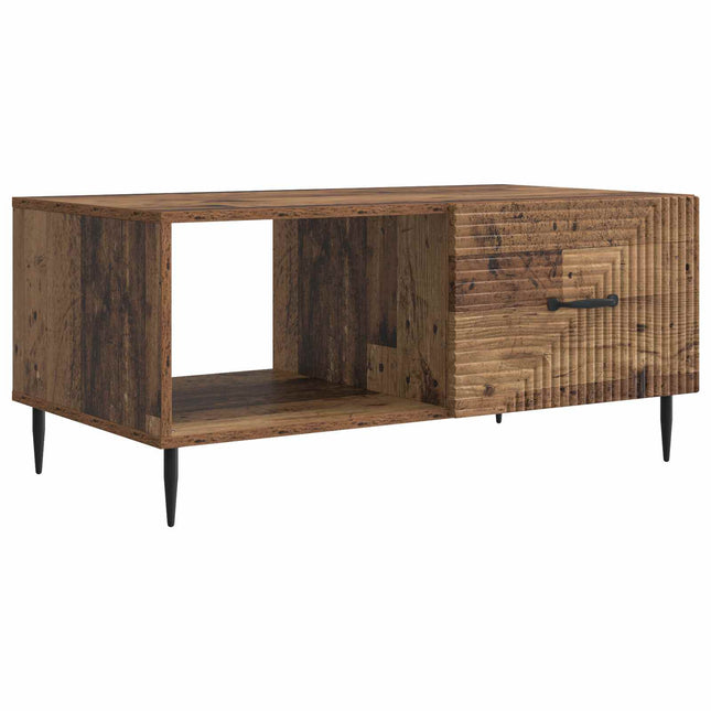 Sofabord Gammelt træ 90 x 50 x 40 cm Konstrueret træ