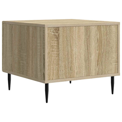 Sofabord med skuffe Sonoma-eg 49 x 50 x 40 cm Konstrueret træ