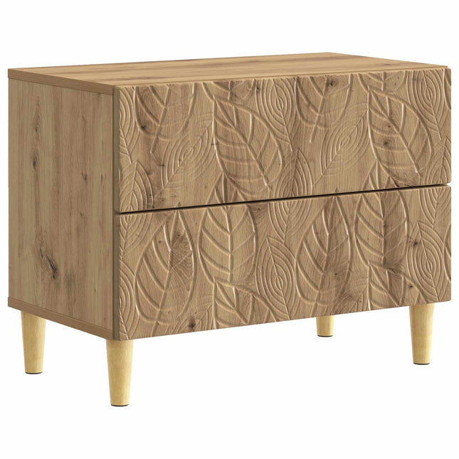 Sengebord Artisan-eg 62 x 34,5 x 48 cm Konstrueret træ