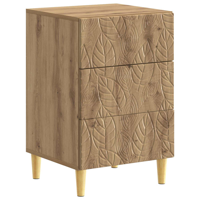 Sengebord Artisan-eg 43 x 39,5 x 66,5 cm Konstrueret træ