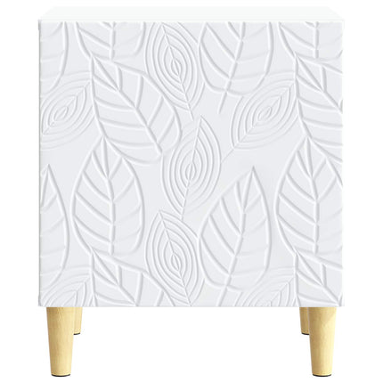 Sengebord 2 pcs Hvid 43 x 34,5 x 50 cm Konstrueret træ