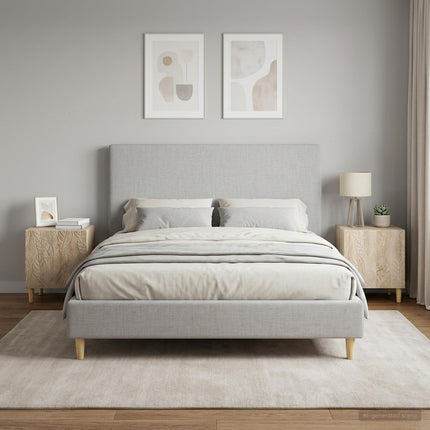 Sengebord 2 pcs Sonoma-eg 43 x 34,5 x 50 cm Konstrueret træ