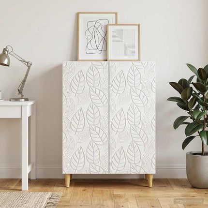Sideboard Hvid 66 x 34,5 x 90 cm Konstrueret træ