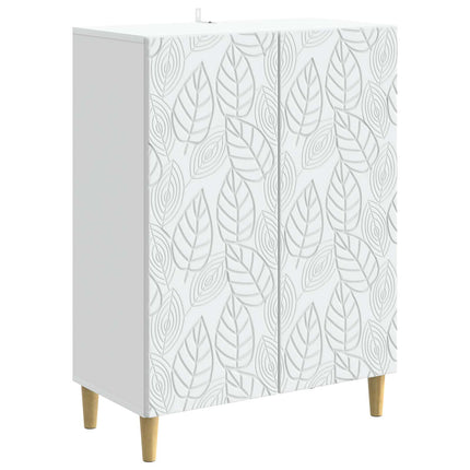 Sideboard Hvid 66 x 34,5 x 90 cm Konstrueret træ