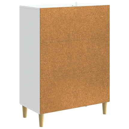 Sideboard Hvid 66 x 34,5 x 90 cm Konstrueret træ