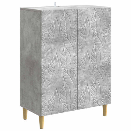 Sideboard Betongrå 66 x 34,5 x 90 cm Konstrueret træ