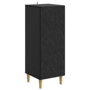 Sideboard Sort 33 x 34,5 x 90 cm Konstrueret træ