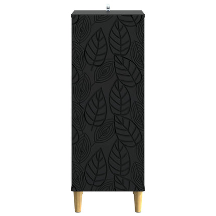 Sideboard Sort 33 x 34,5 x 90 cm Konstrueret træ