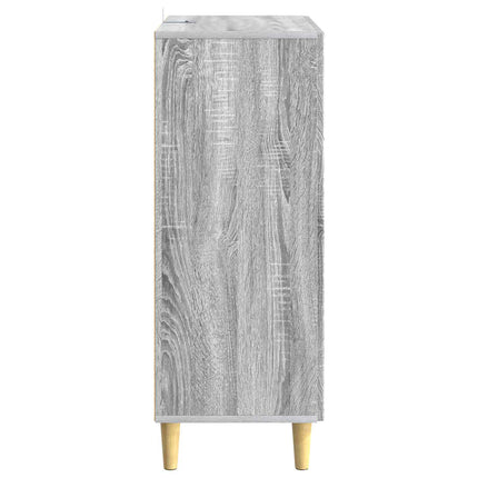 Sideboard Grå Sonoma 33 x 34,5 x 90 cm Konstrueret træ