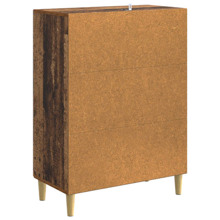 Skuffeskab Gammelt træ 66 x 34,5 x 90 cm Konstrueret træ