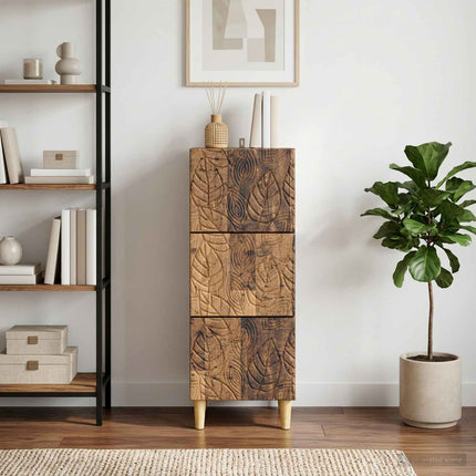 Skuffeskab Gammelt træ 33 x 34,5 x 90 cm Konstrueret træ