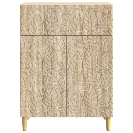 Sideboard Sonoma-eg 66 x 34,5 x 90 cm Konstrueret træ
