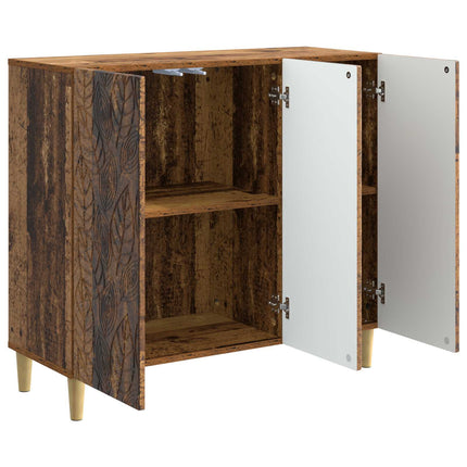 Sideboard Gammelt træ 89 x 34,5 x 80 cm Konstrueret træ