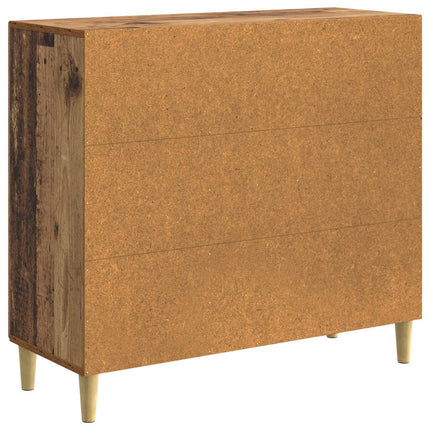Sideboard Gammelt træ 89 x 34,5 x 80 cm Konstrueret træ