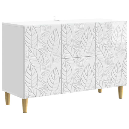Sideboard Hvid højglans 89 x 34,5 x 60 cm Konstrueret træ