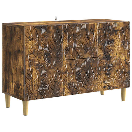Sideboard Røget eg 89 x 34,5 x 60 cm Konstrueret træ