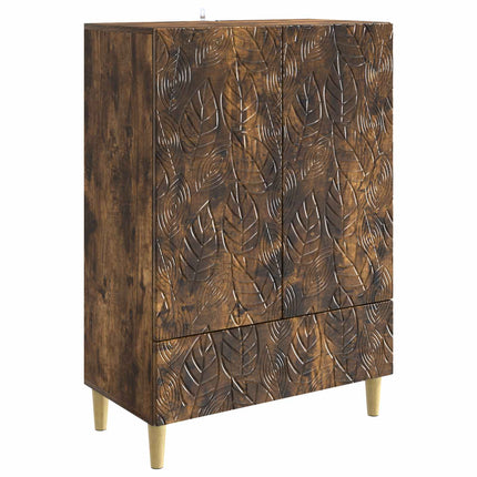 Sideboard Røget eg 66 x 34,5 x 95 cm Konstrueret træ