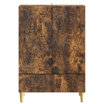Sideboard Røget eg 66 x 34,5 x 95 cm Konstrueret træ