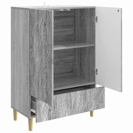 Sideboard Grå Sonoma 66 x 34,5 x 95 cm Konstrueret træ