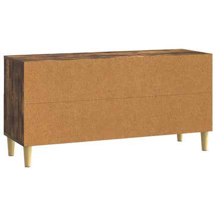 TV-skab 102 x 34,5 x 50 cm Røget eg Konstrueret træ