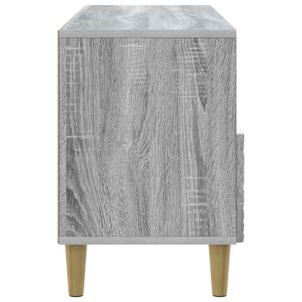 TV-skab 102 x 34,5 x 50 cm Grå Sonoma Konstrueret træ