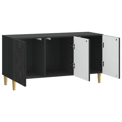 TV-skab 99 x 34,5 x 50 cm Sort Konstrueret træ
