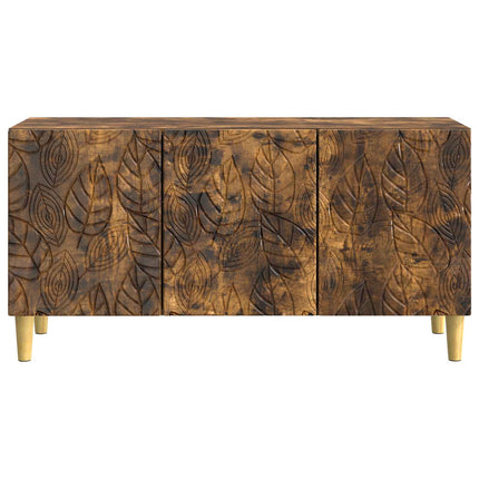 TV-skab 99 x 34,5 x 50 cm Røget eg Konstrueret træ