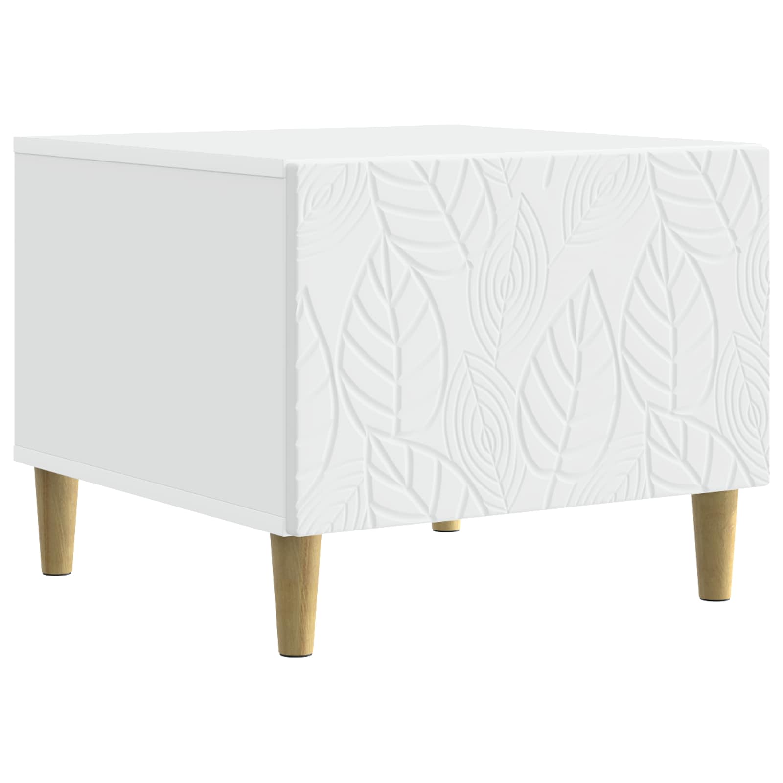 Sofabord Hvid 50 x 49 x 40 cm Konstrueret træ