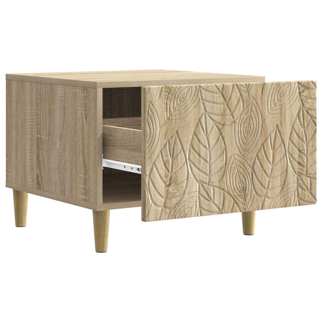 Sofabord Sonoma-eg 50 x 49 x 40 cm Konstrueret træ