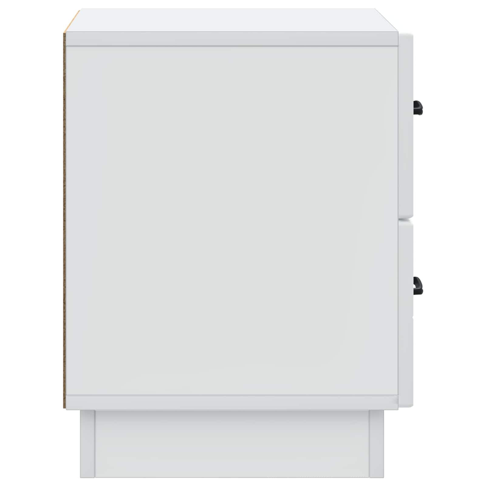 Natskab 2 pcs Hvid 43 x 34,5 x 44,5 cm Konstrueret træ