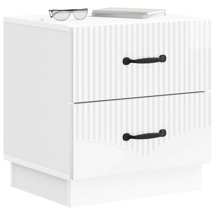 Natskab Hvid højglans 43 x 34,5 x 44,5 cm Konstrueret træ