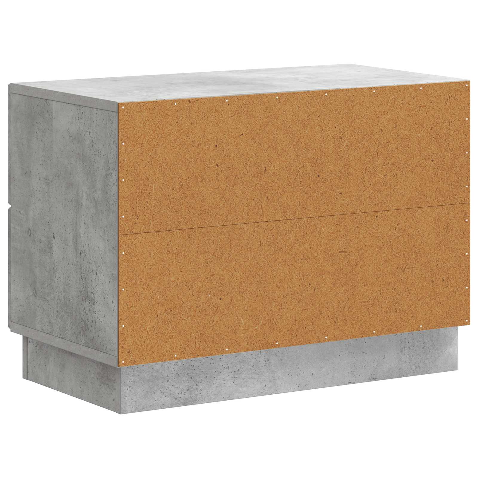 Natskab med skuffe Betongrå 62 x 34,5 x 44,5 cm Konstrueret træ