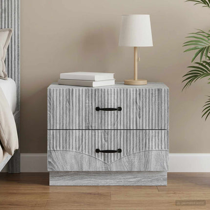 Natskab Grå sonoma-eg 62 x 34,5 x 44,5 cm Konstrueret træ