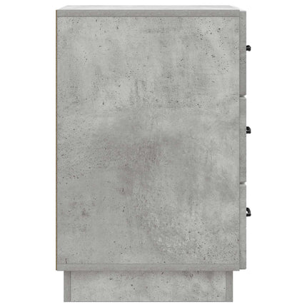Natskab med skuffe Betongrå 43 x 41 x 63,5 cm Konstrueret træ