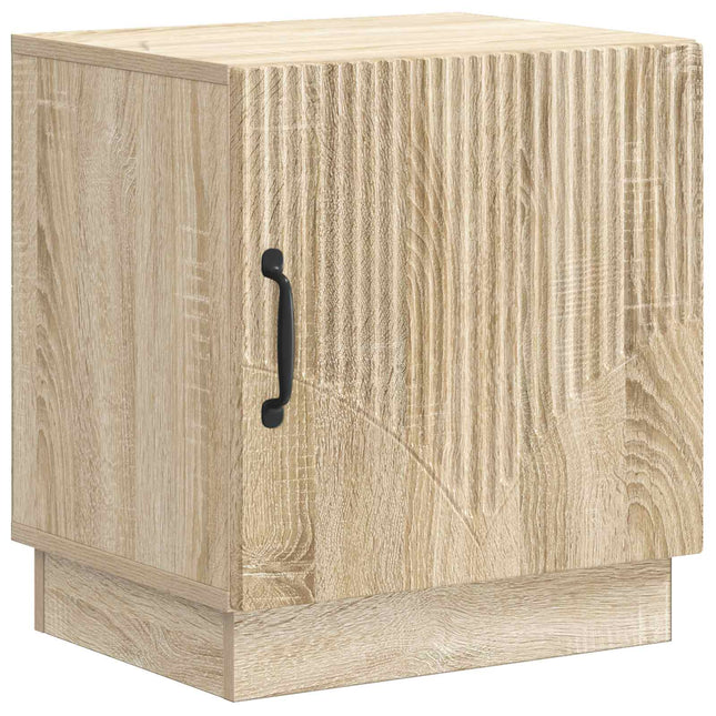Sengebord Sonoma-eg 43 x 34,5 x 47 cm Konstrueret træ