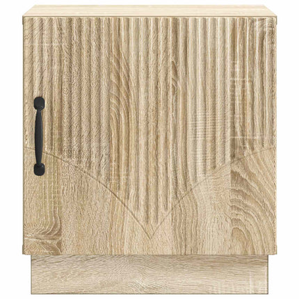 Sengebord 2 pcs Sonoma-eg 43 x 34,5 x 47 cm Konstrueret træ