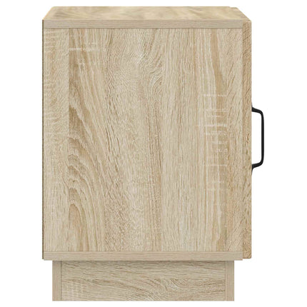 Sengebord 2 pcs Sonoma-eg 43 x 34,5 x 47 cm Konstrueret træ