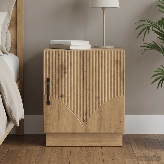 Sengebord Artisan-eg 43 x 34,5 x 47 cm Konstrueret træ