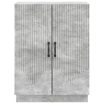 Sideboard Betongrå 66 x 34,5 x 87 cm Konstrueret træ