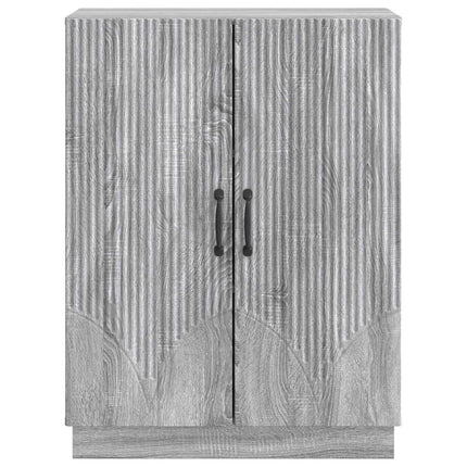 Sideboard Grå sonoma-eg 66 x 34,5 x 87 cm Konstrueret træ