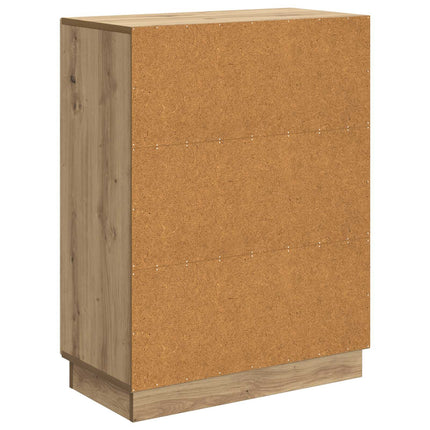 Sideboard Artisan-eg 66 x 34,5 x 87 cm Konstrueret træ