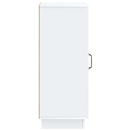 Sideboard Hvid 33 x 34,5 x 87 cm Konstrueret træ