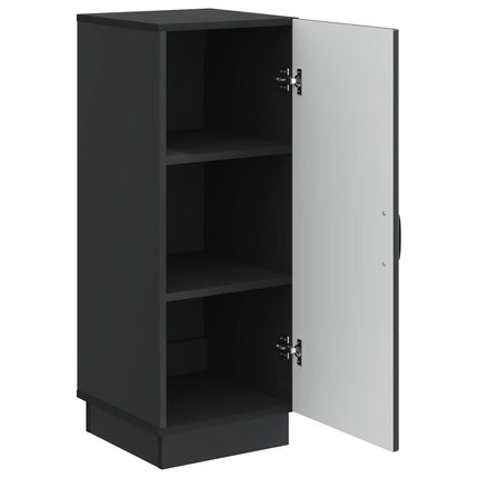 Sideboard Sort 33 x 34,5 x 87 cm Konstrueret træ