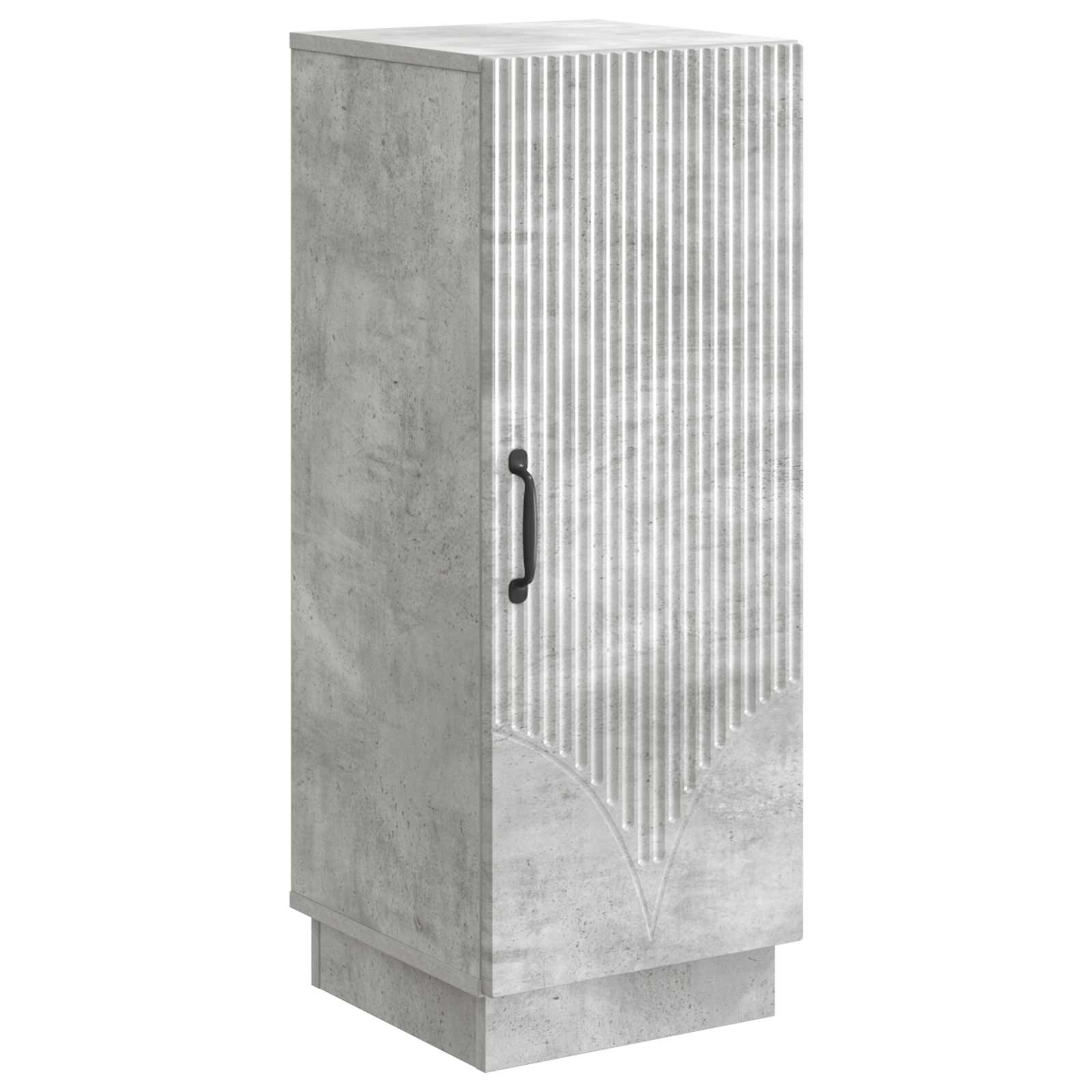 Sideboard Betongrå 33 x 34,5 x 87 cm Konstrueret træ