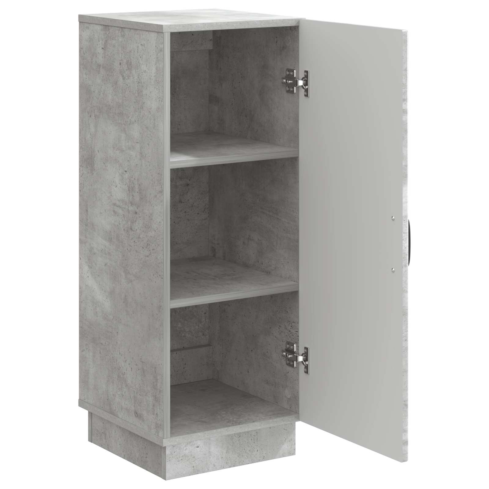Sideboard Betongrå 33 x 34,5 x 87 cm Konstrueret træ