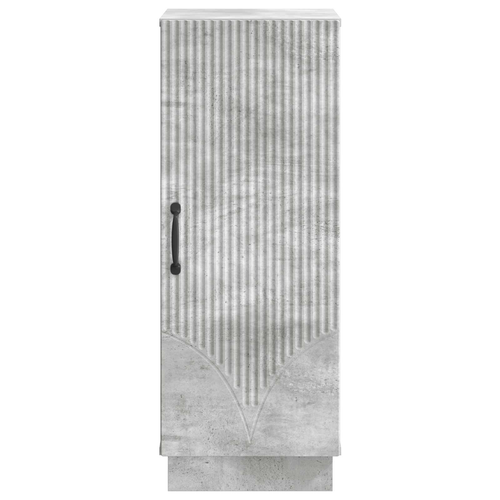 Sideboard Betongrå 33 x 34,5 x 87 cm Konstrueret træ