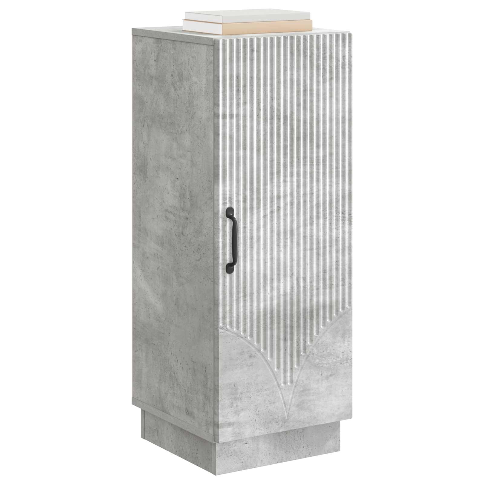 Sideboard Betongrå 33 x 34,5 x 87 cm Konstrueret træ