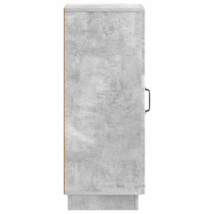Sideboard Betongrå 33 x 34,5 x 87 cm Konstrueret træ