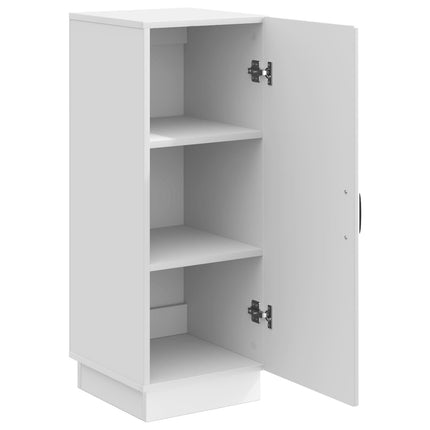 Sideboard Hvid højglans 33 x 34,5 x 87 cm Konstrueret træ