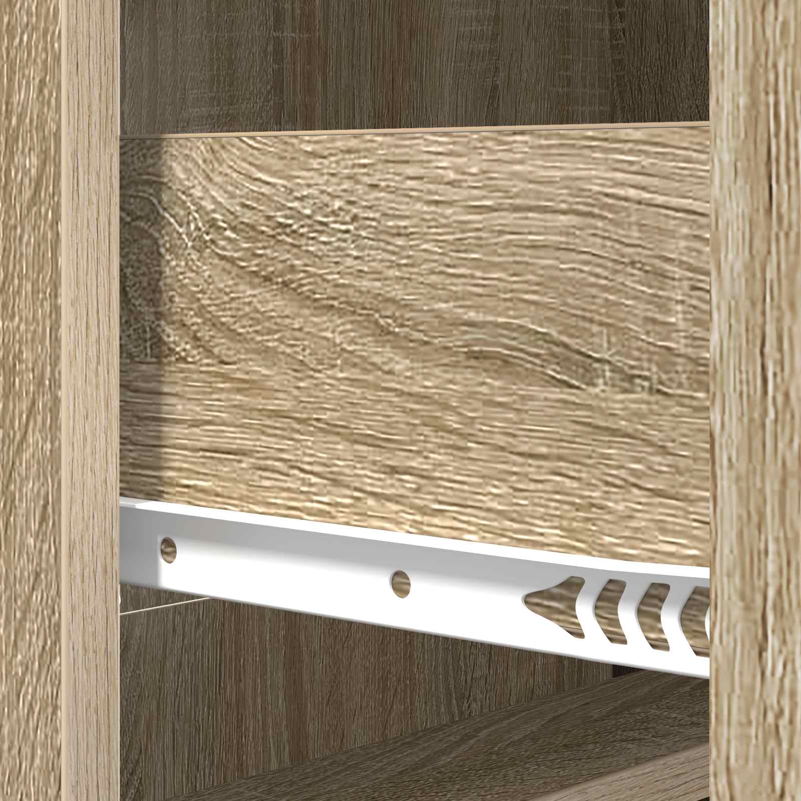 Skuffeskab Sonoma-eg 66 x 34,5 x 87 cm Konstrueret træ